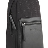 Hush Puppies Men Tiamo Chest Bag In Black