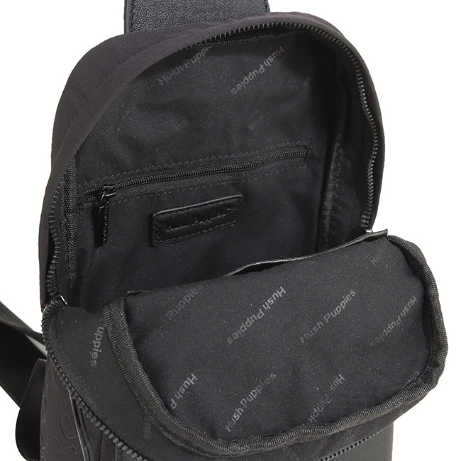 Hush Puppies Men Tiamo Chest Bag In Black