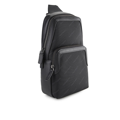 Hush Puppies Men Stanford Chest Bag In Black