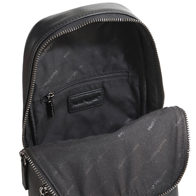 Hush Puppies Men Stanford Chest Bag In Black