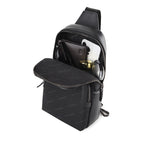 Hush Puppies Men Stanford Chest Bag In Black