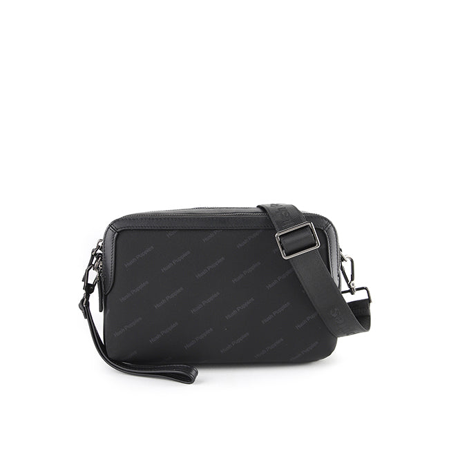 Hush Puppies Men Stanford Clutch/Msg Bag In Black