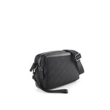 Hush Puppies Men Stanford Clutch/Msg Bag In Black