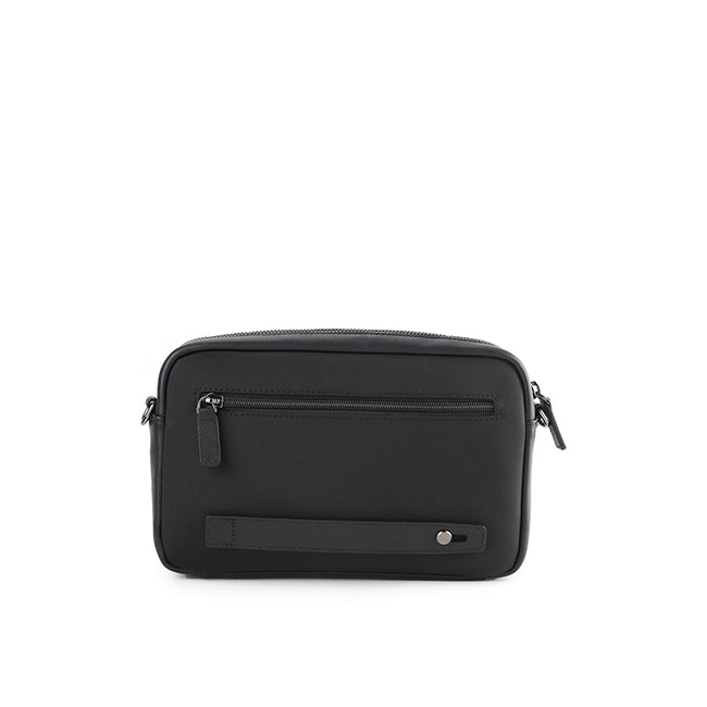 Hush Puppies Men Stanford Clutch/Msg Bag In Black