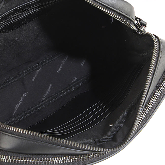 Hush Puppies Men Stanford Clutch/Msg Bag In Black
