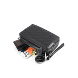 Hush Puppies Men Stanford Clutch/Msg Bag In Black