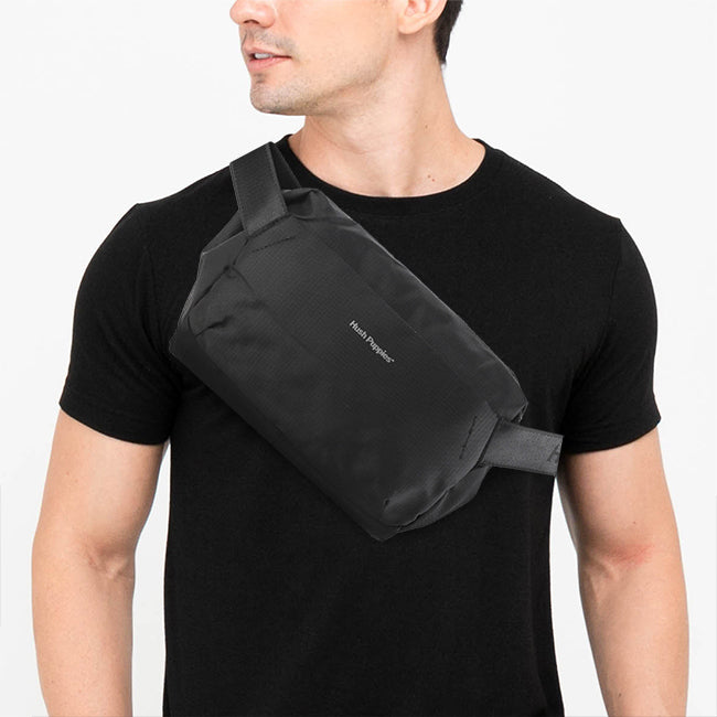 Hush Puppies Tas Pria Karson Waist Bag In Black
