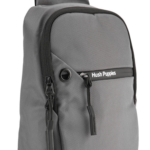 Hush Puppies Tas Pria Parrey Chest Bag In Grey