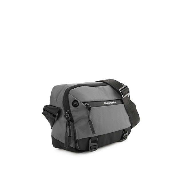 Hush Puppies Tas Pria Parrey Messenger Bag In Grey