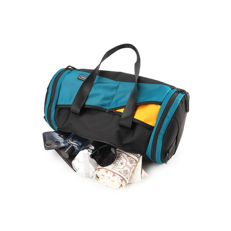 Hush Puppies Tas Pria Pello Duffle Bag In Turquoise