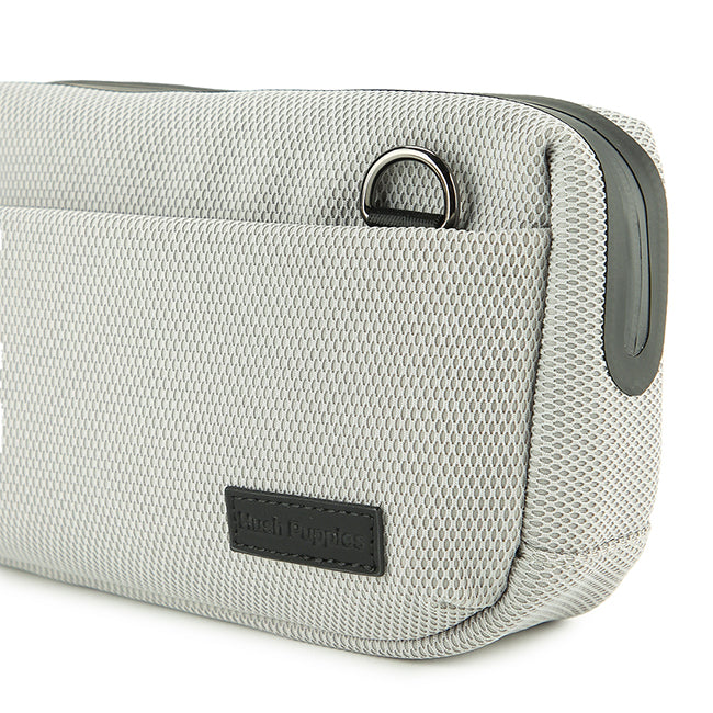 Timmy Clutch / Messenger Bag In Light Grey