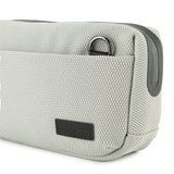 Timmy Clutch / Messenger Bag In Light Grey