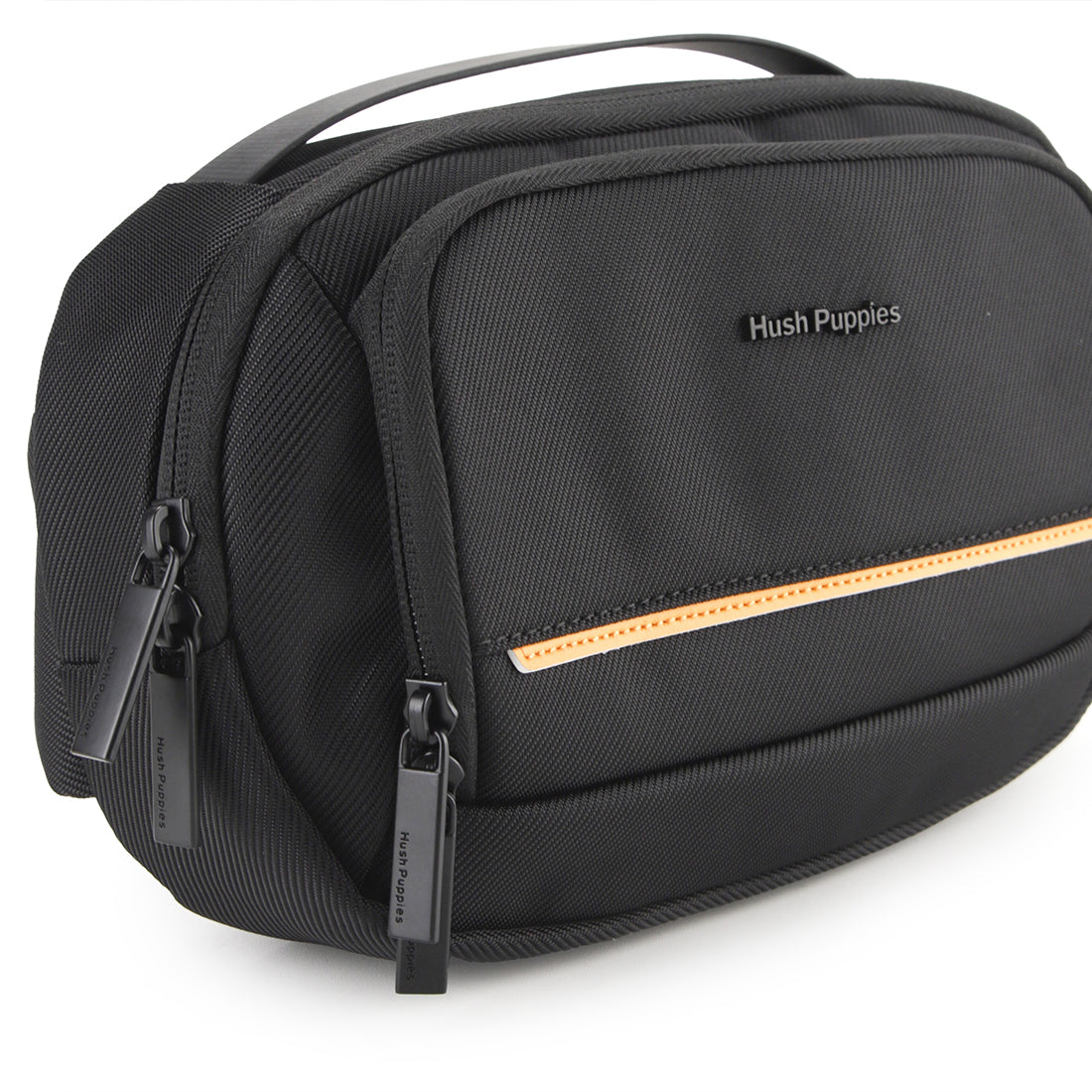 Hush Puppies Men Tayo Waist Bag In Black