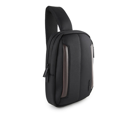 Hush Puppies Men Westley Chest Bag In Black