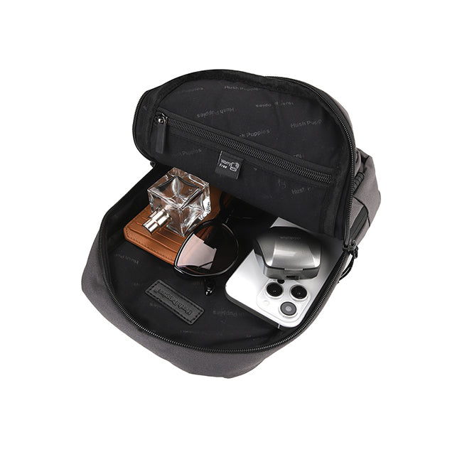 Hush Puppies Men Journey Chest Bag In Grey