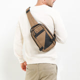 Hush Puppies Men Tanner Chest Bag In Brown