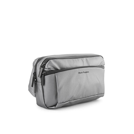 Hush Puppies Men Ash Waist Bag In Silver