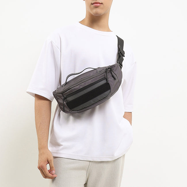Hush Puppies Men Jolly Waist Bag In Grey