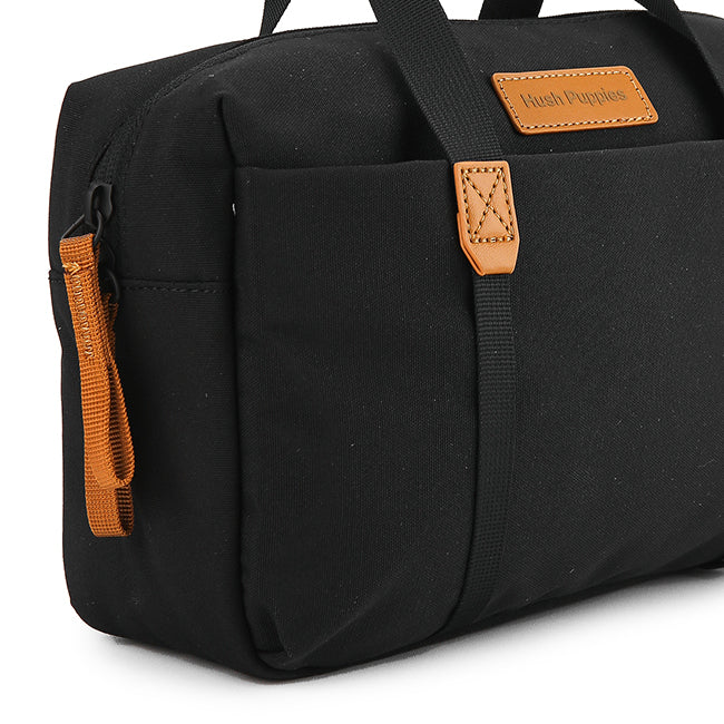 Hush Puppies Tas Pria Scott Crossbody Bag In Black