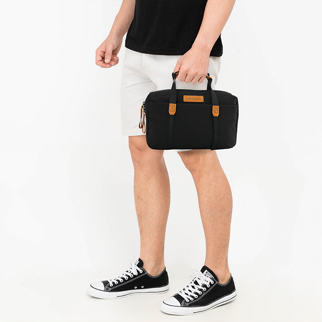 Hush Puppies Tas Pria Scott Crossbody Bag In Black
