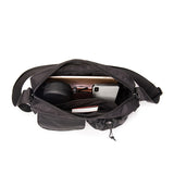 Hush Puppies Tas Pria Steven Messenger Bag In Black