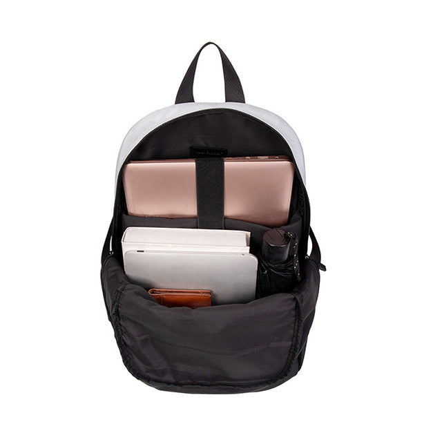 Hush Puppies Tas Pria Stephon Backpack In Light Grey
