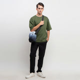Hush Puppies Unisex Eclipse Sling Bag In Navy