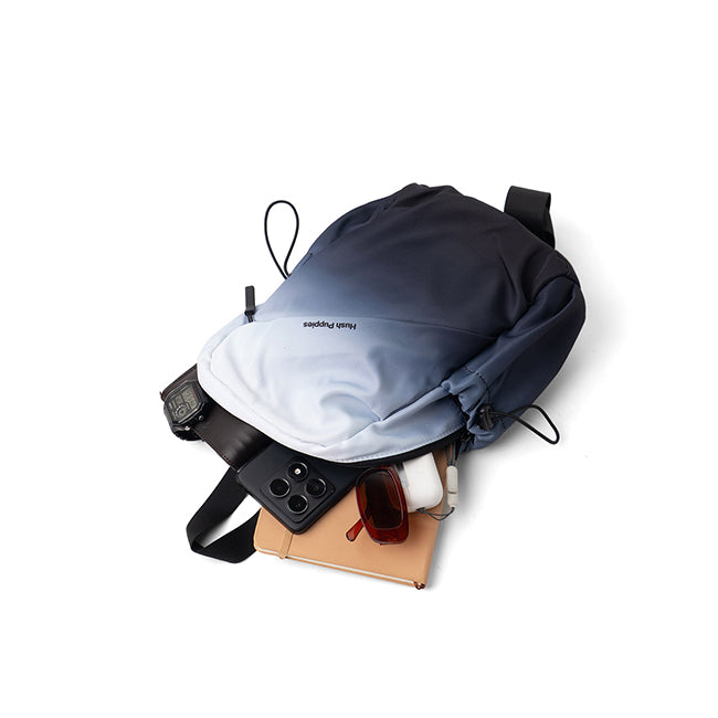 Hush Puppies Unisex Eclipse Chest Bag In Navy
