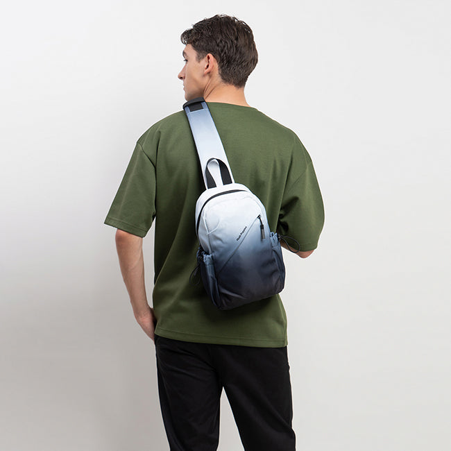 Hush Puppies Unisex Eclipse Chest Bag In Navy