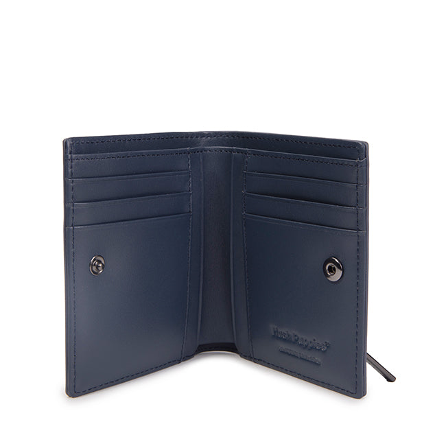Hush Puppies Aksesoris Unisex Asher Bi Fold Wallet In Navy