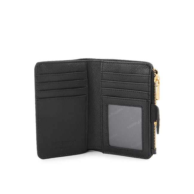 Hush Puppies Aksesoris Unisex Short Wallet Becca Bi Fold Wlt In Black