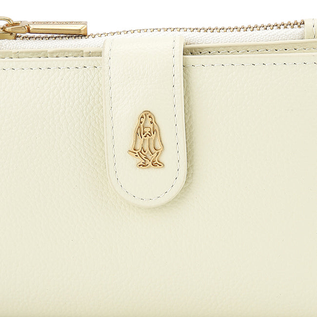 Hush Puppies Aksesoris Unisex Short Wallet Becca Bi Fold Wlt In Cream