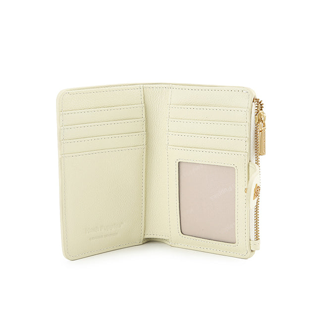 Hush Puppies Aksesoris Unisex Short Wallet Becca Bi Fold Wlt In Cream
