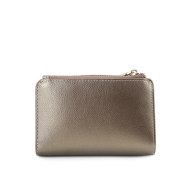 Hush Puppies Aksesoris Unisex Short Wallet Becca Bi Fold Wlt In Gold