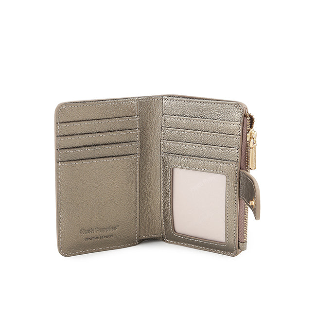 Hush Puppies Aksesoris Unisex Short Wallet Becca Bi Fold Wlt In Gold