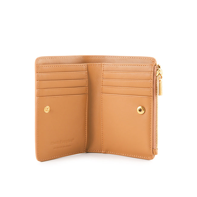 Britney Bi Fold Wlt In Tan