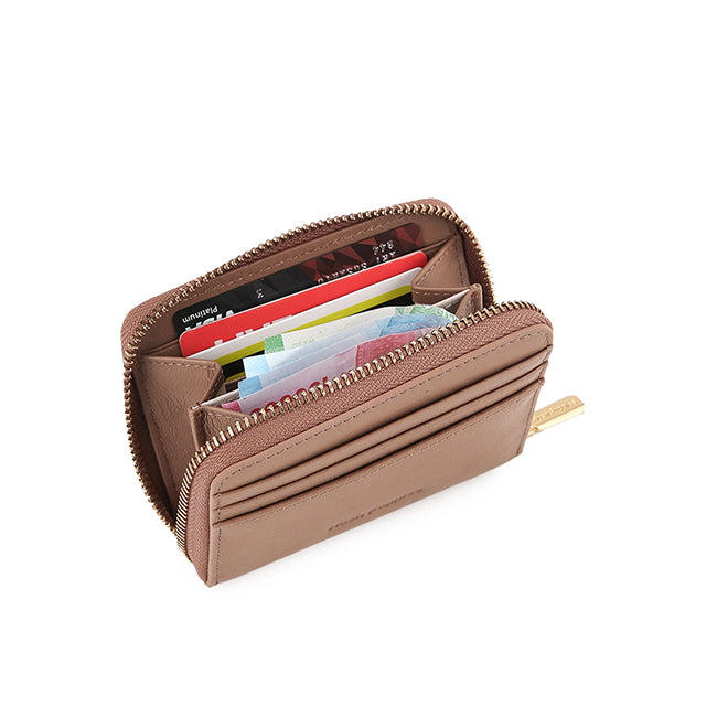 Hush Puppies Aksesoris Unisex Short Wallet Blair Short Zip Wlt In Camel