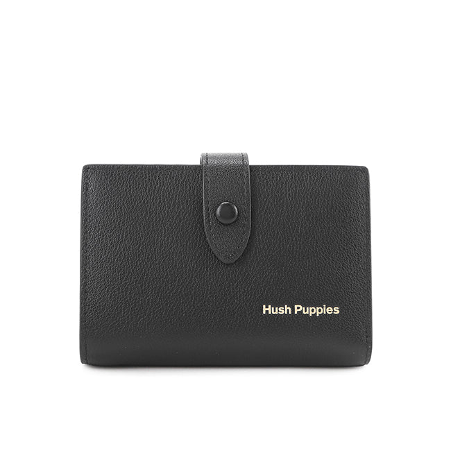 Hush Puppies Aksesoris Unisex Short Wallet Ariyah Bi Fold Wlt Rfid In Black