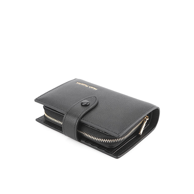 Hush Puppies Aksesoris Unisex Short Wallet Ariyah Bi Fold Wlt Rfid In Black