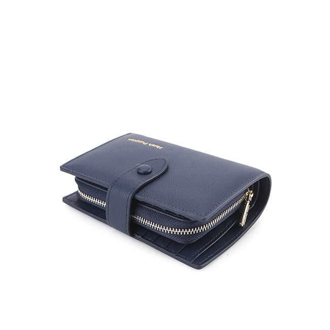 Hush Puppies Aksesoris Unisex Short Wallet Ariyah Bi Fold Wlt Rfid In Blue