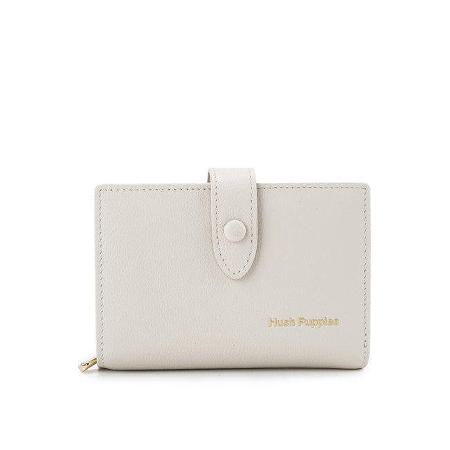 Hush Puppies Aksesoris Unisex Short Wallet Ariyah Bi Fold Wlt Rfid In Ivory