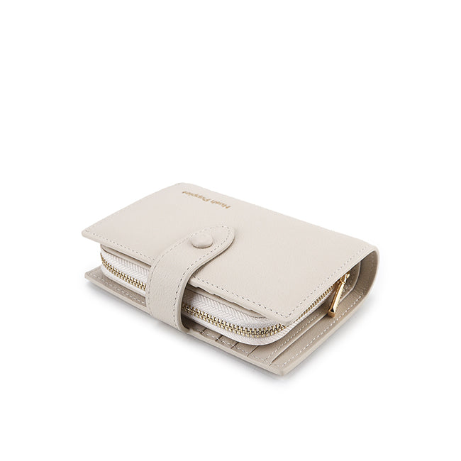 Hush Puppies Aksesoris Unisex Short Wallet Ariyah Bi Fold Wlt Rfid In Ivory