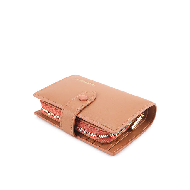 Hush Puppies Aksesoris Unisex Short Wallet Ariyah Bi Fold Wlt Rfid In Peach