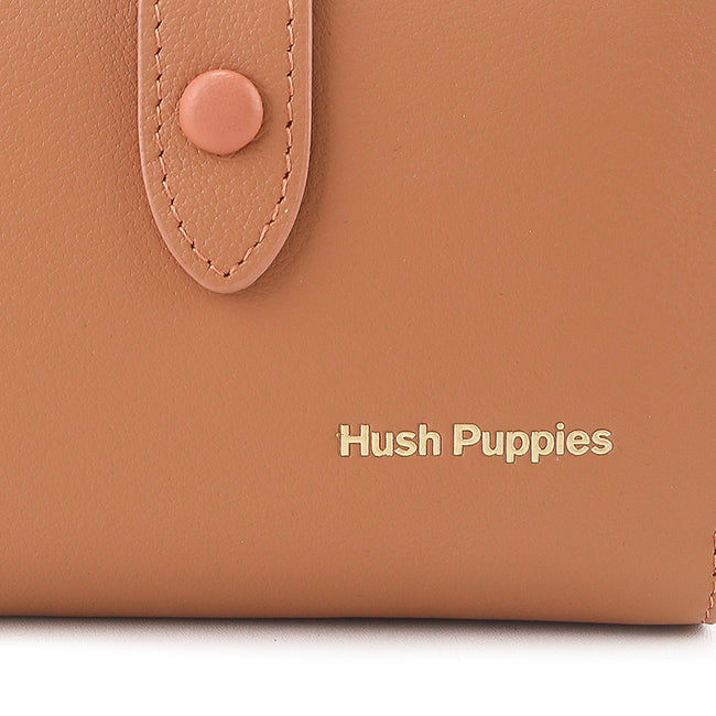 Hush Puppies Women Ariyah Bi Fold Wlt Rfid In Peach