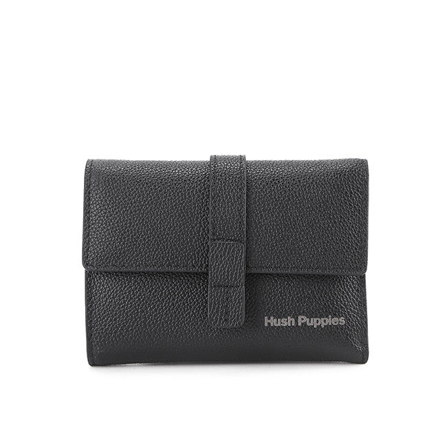 Hush Puppies Aksesoris Unisex Short Wallet Amelia Tri Fold Wlt Rfid In Black