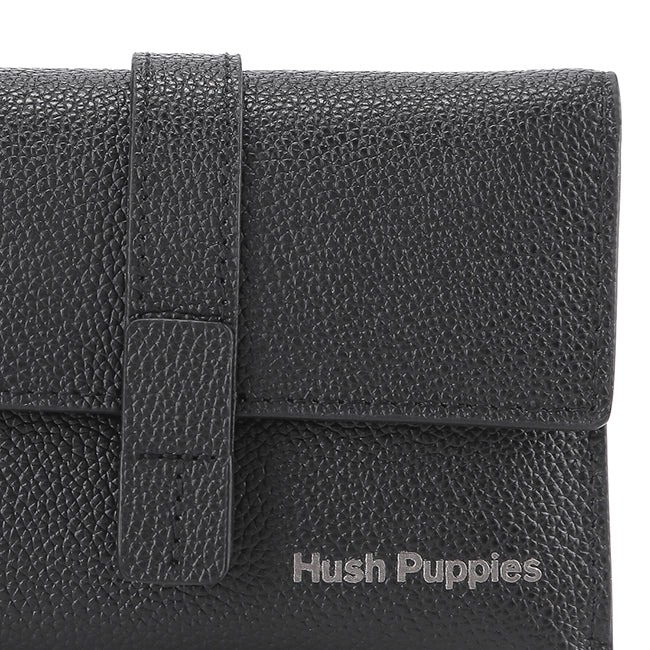 Hush Puppies Aksesoris Unisex Short Wallet Amelia Tri Fold Wlt Rfid In Black