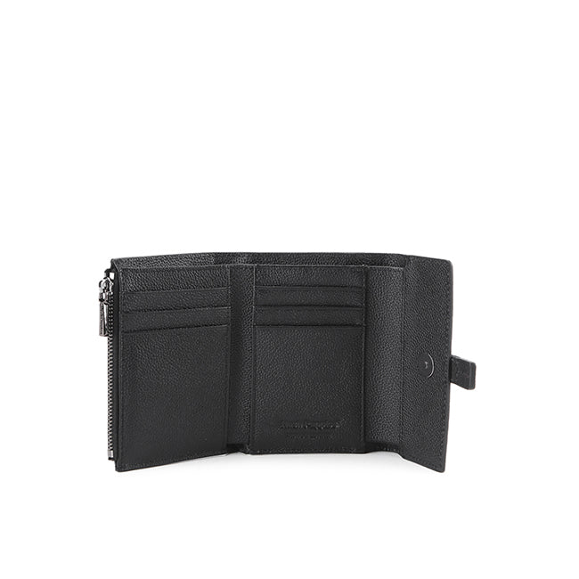 Hush Puppies Aksesoris Unisex Short Wallet Amelia Tri Fold Wlt Rfid In Black