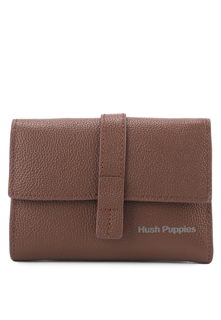 Hush Puppies Aksesoris Unisex Short Wallet Amelia Tri Fold Wlt Rfid In Brown