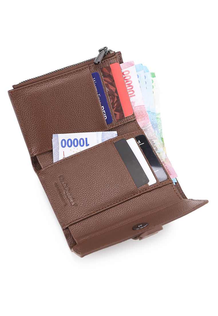 Hush Puppies Aksesoris Unisex Short Wallet Amelia Tri Fold Wlt Rfid In Brown