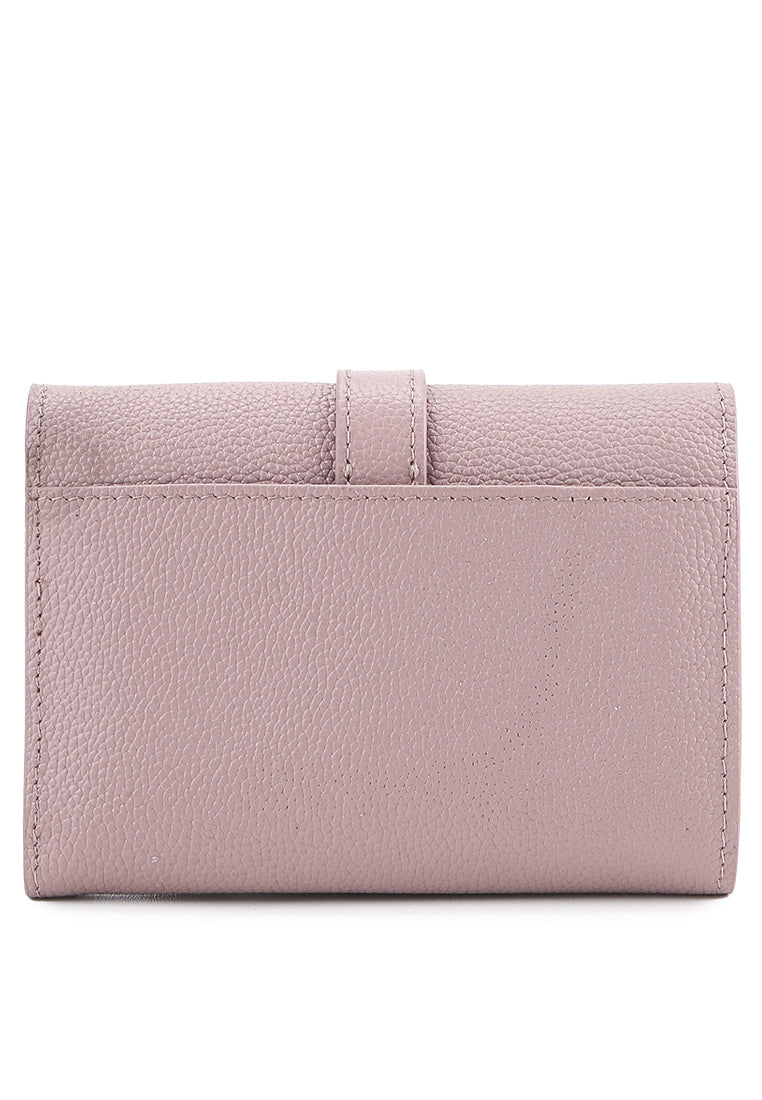 Hush Puppies Aksesoris Unisex Short Wallet Amelia Tri Fold Wlt Rfid In Nude Pink